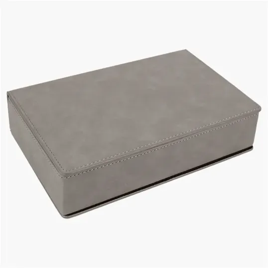 Zipline Leatherette 6 oz Flask Gift Box Set — view 37