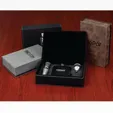Zipline Leatherette 6 oz Flask Gift Box Set — view 2