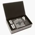 Zipline Leatherette 6 oz Flask Gift Box Set — view 8