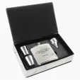 Zipline Leatherette 6 oz Flask Gift Box Set — view 16