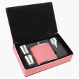 Zipline Leatherette 6 oz Flask Gift Box Set — view 52