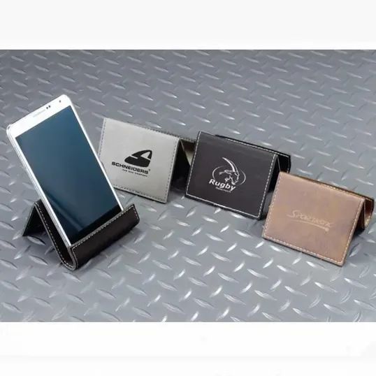 Zipline Leatherette Holder Easel and Phone Stand — view 2