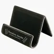Zipline Leatherette Holder Easel and Phone Stand — view 11
