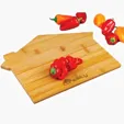 House Shaped Bamboo Cutting Board