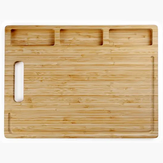 Master 3 Tray Premium Bamboo Cutting Board — view 3