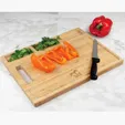 Master 3 Tray Premium Bamboo Cutting Board — view 2