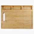 Master 3 Tray Premium Bamboo Cutting Board — view 3