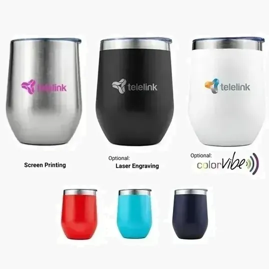 Zipline SipTek Powder Coated Vacuum Wine Tumbler, 12 oz. — view 8