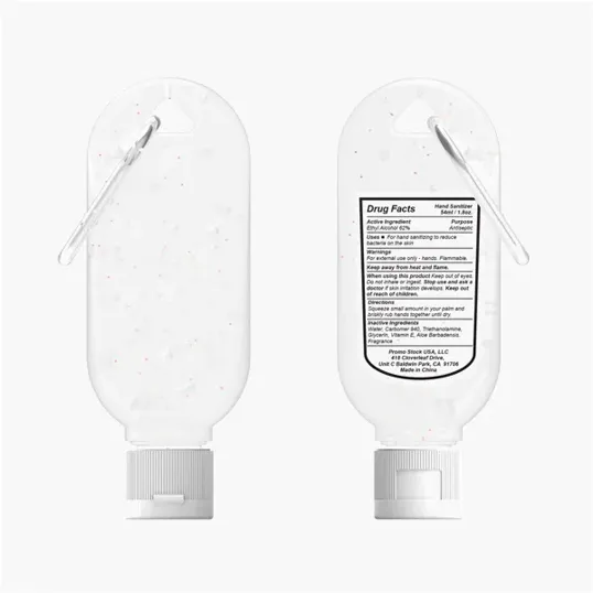 Zipline 1.8 oz Hand Sanitizer with Carabiner, 75% Alcohol — view 2