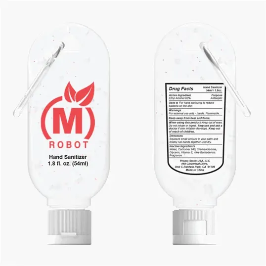 Zipline 1.8 oz Hand Sanitizer with Carabiner, 75% Alcohol — view 3