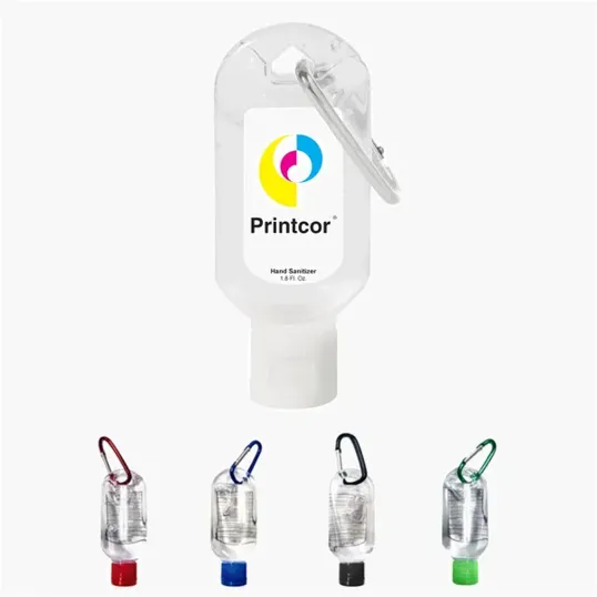 Zipline 1.8 oz Hand Sanitizer with Carabiner, 75% Alcohol