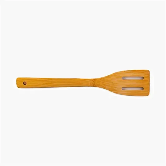 12" Bamboo Slotted Spatula — view 2