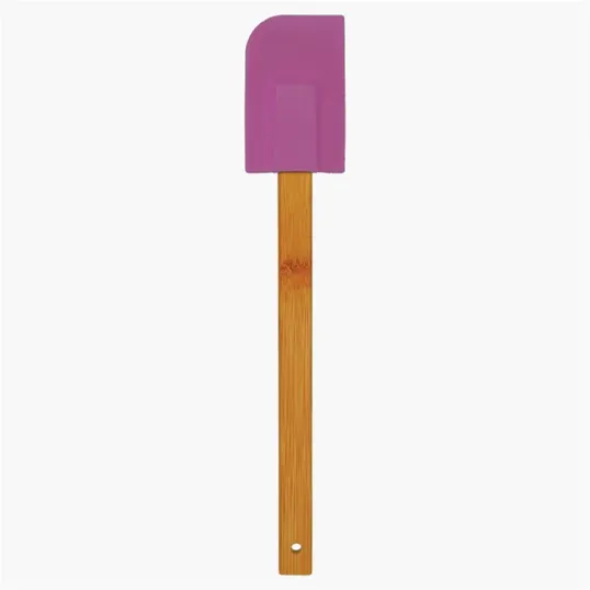 Zipline 11 3/4" Silicone Spatula with Bamboo Handle — view 5