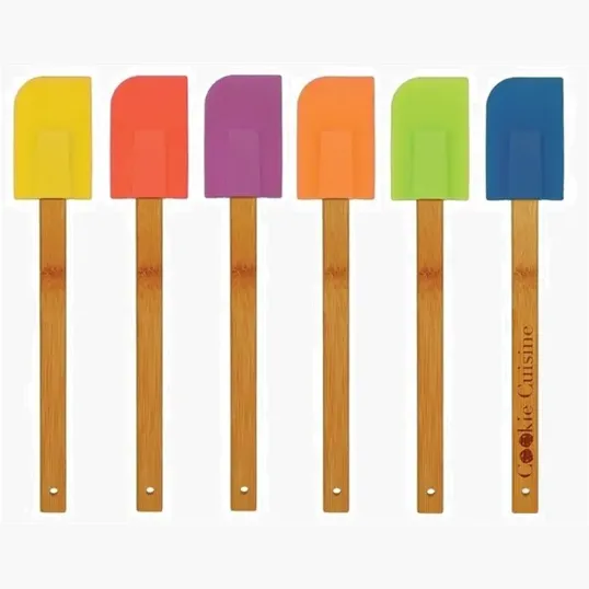 Zipline 11 3/4" Silicone Spatula with Bamboo Handle