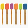 Zipline 11 3/4" Silicone Spatula with Bamboo Handle