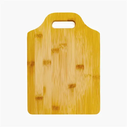 Medium Flow Bamboo Cutting Board with Handle — view 2
