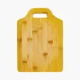 Medium Flow Bamboo Cutting Board with Handle — view 2