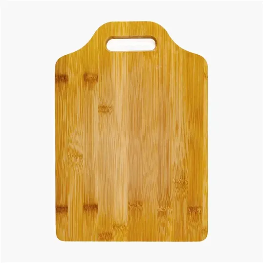 Large Flow Bamboo Cutting Board with Handle — view 2