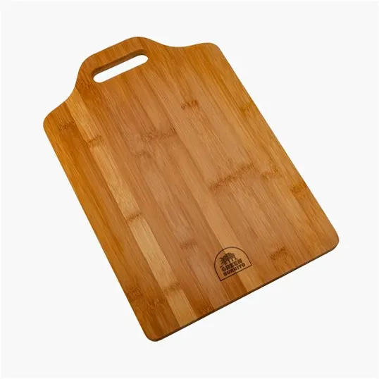 XL Flow Bamboo Cutting Board with Handle