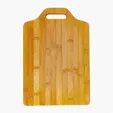XL Flow Bamboo Cutting Board with Handle — view 2