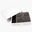 Chill 1" x 1" 10 Piece Whiskey Stone Set with Storage Bag — view 4