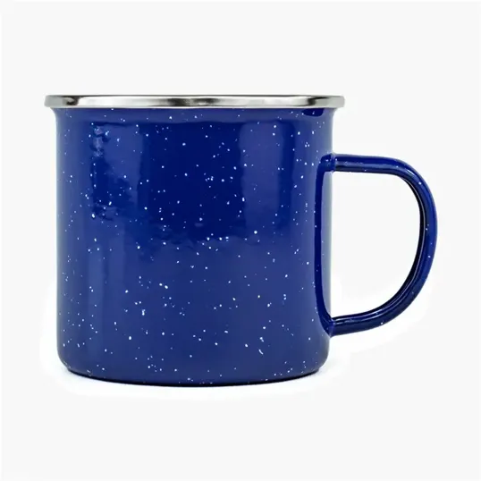 Zipline 16 oz. Stainless Enamel Speckled Camp Mug — view 2