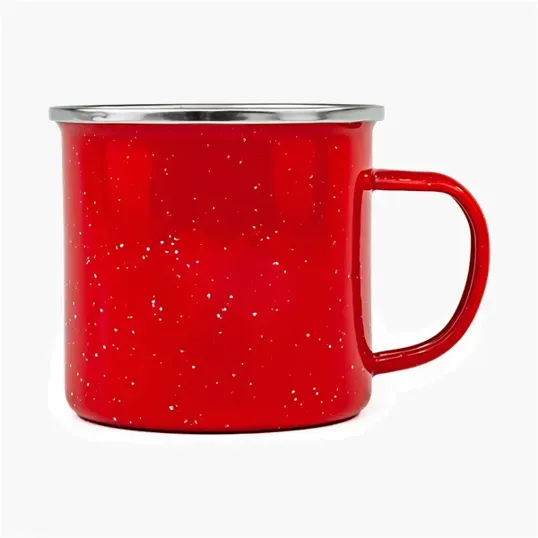 Zipline 16 oz. Stainless Enamel Speckled Camp Mug — view 4