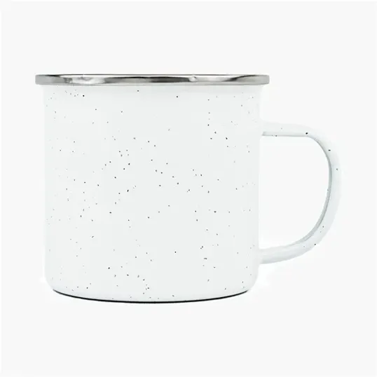 Zipline 16 oz. Stainless Enamel Speckled Camp Mug — view 5