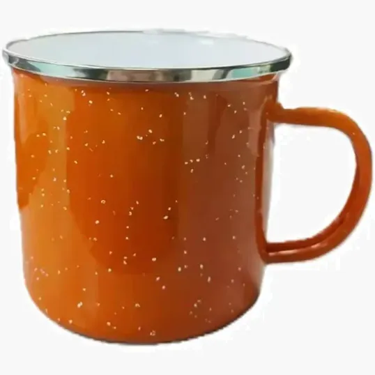 Zipline 16 oz. Stainless Enamel Speckled Camp Mug — view 6