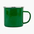 Zipline 16 oz. Stainless Enamel Speckled Camp Mug — view 3