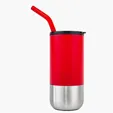 Zipline 16 oz Savvy Sipper Tumbler with Straw — view 4