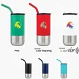 Zipline 16 oz Savvy Sipper Tumbler with Straw — view 8