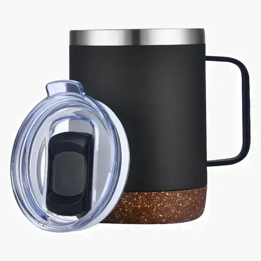 12 oz. Sip Tek Vacuum Mug with Cork Bottom — view 6
