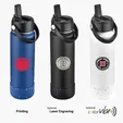 SipTek 27 oz Vacuum Water Bottle with Silicone Bottom — view 4