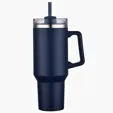 Zipline SipTek 40 oz Vacuum Insulated Mug with Straw — view 3