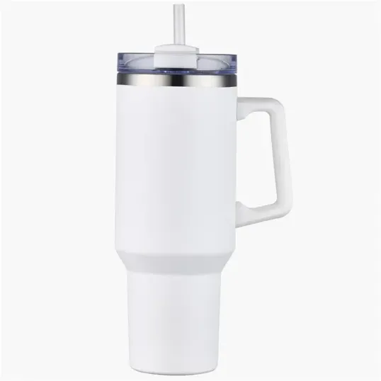 40 oz SipTek Vacuum Mug with Straw — view 6