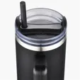 40 oz SipTek Vacuum Mug with Straw — view 15