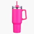 40 oz SipTek Vacuum Mug with Straw — view 17