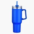 40 oz SipTek Vacuum Mug with Straw — view 20