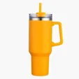40 oz SipTek Vacuum Mug with Straw — view 21