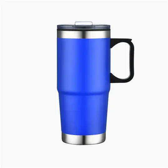24 oz Savvy Travel Mug with Stainless Steel Exterior — view 2
