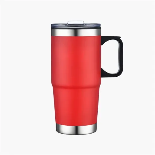 24 oz Savvy Travel Mug with Stainless Steel Exterior — view 3