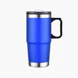24 oz Savvy Travel Mug with Stainless Steel Exterior — view 2