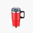 24 oz Savvy Travel Mug with Stainless Steel Exterior — view 5