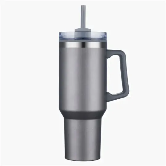 Zipline Savvy 40 oz Double Wall Insulated Mug with Straw — view 8