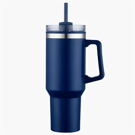Zipline Savvy 40 oz Double Wall Insulated Mug with Straw — view 9
