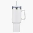 Zipline Savvy 40 oz Double Wall Insulated Mug with Straw — view 15