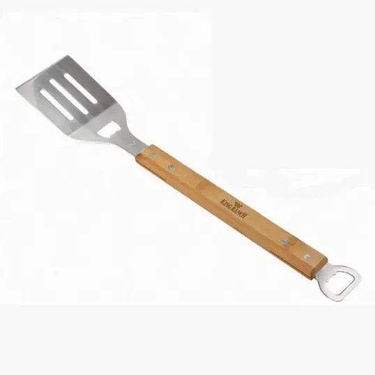 Bamboo Barbeque Spatula with Bottle Opener, 19 in.