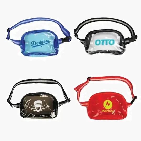 Clear Belt Bag with TPU Body and Polyester Straps