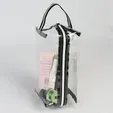 Clear Travel Amenity Bag with TPU and Polyester Straps — view 4